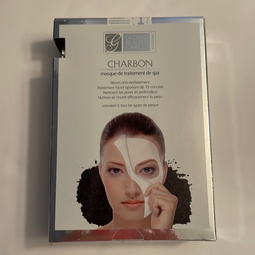Global Beauty Care CHARCOAL spa treatment mask. Anti aging serum. All skin types - Picture 6 of 15
